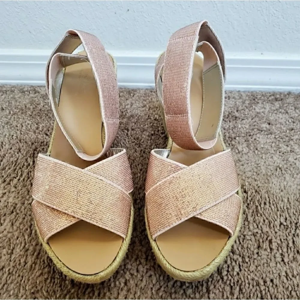 Belle Sigerson Morrison Strappy Wedge Sandals 6.5